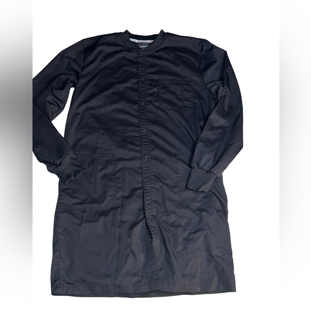Cherokee Workwear Revolution 40" Unisex Lab Coat in charcoal